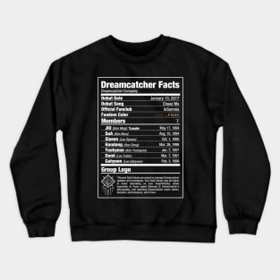 Dreamcatcher Nutritional Facts Crewneck Sweatshirt